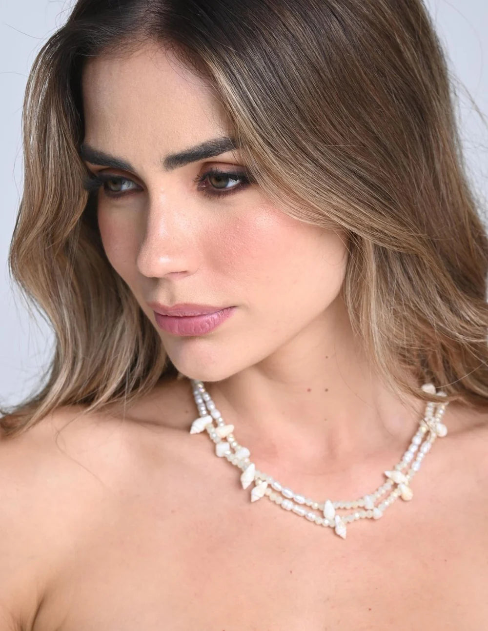 CORALIA BODY CHAIN IVORY
