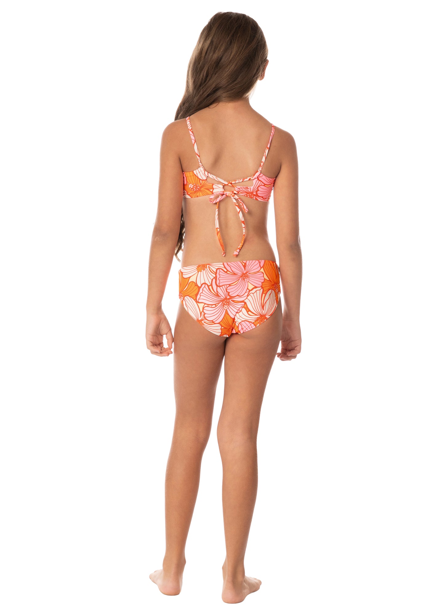 Retro Bloom Pear Girls Bikini