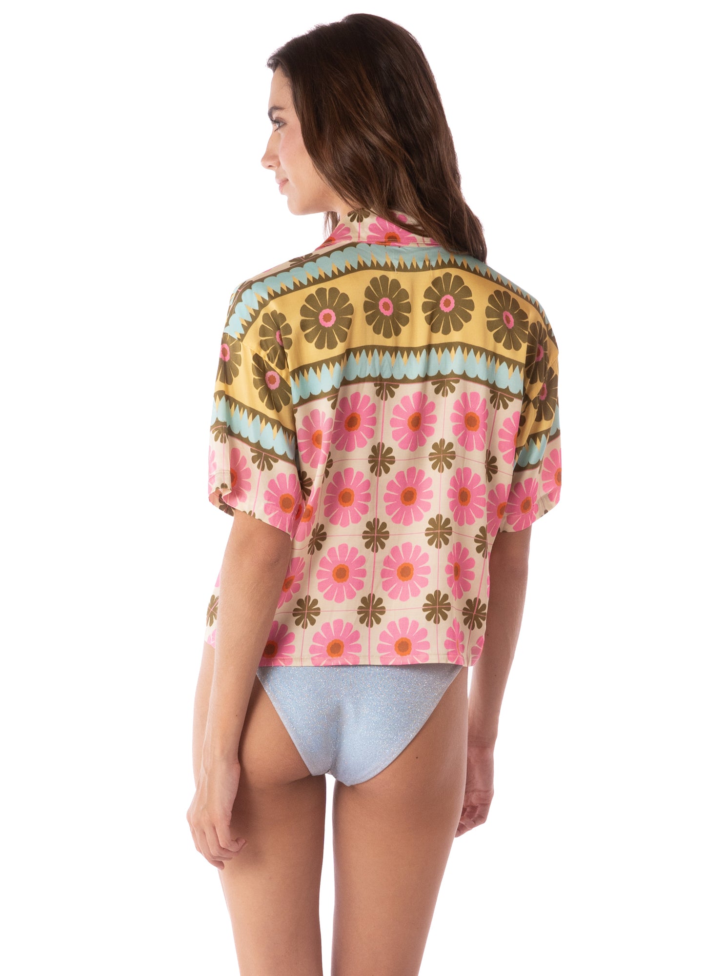 Octavia Shirt-Pastel Flourish