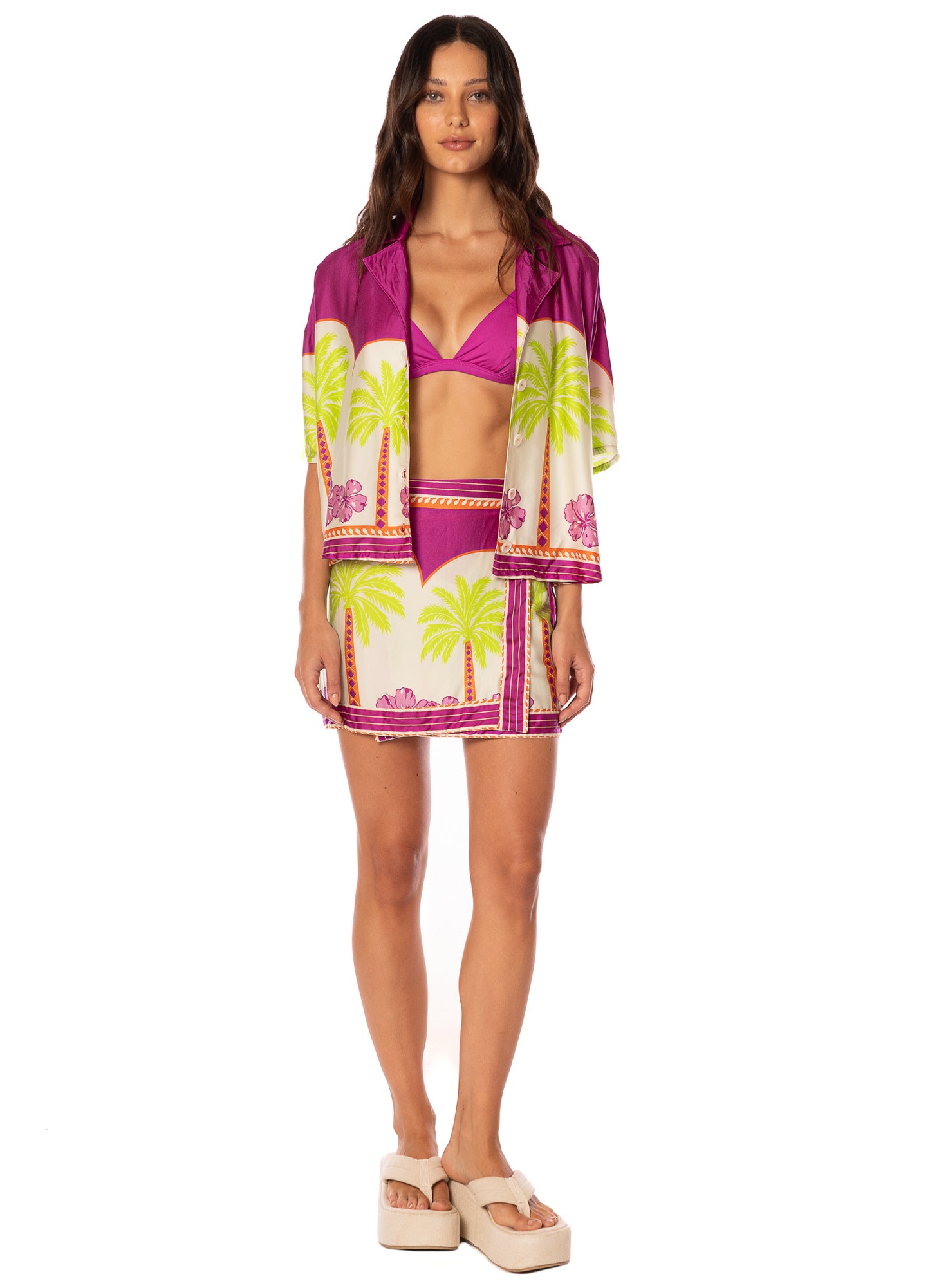 MOROCCAN PALM CELESTIA SKIRT