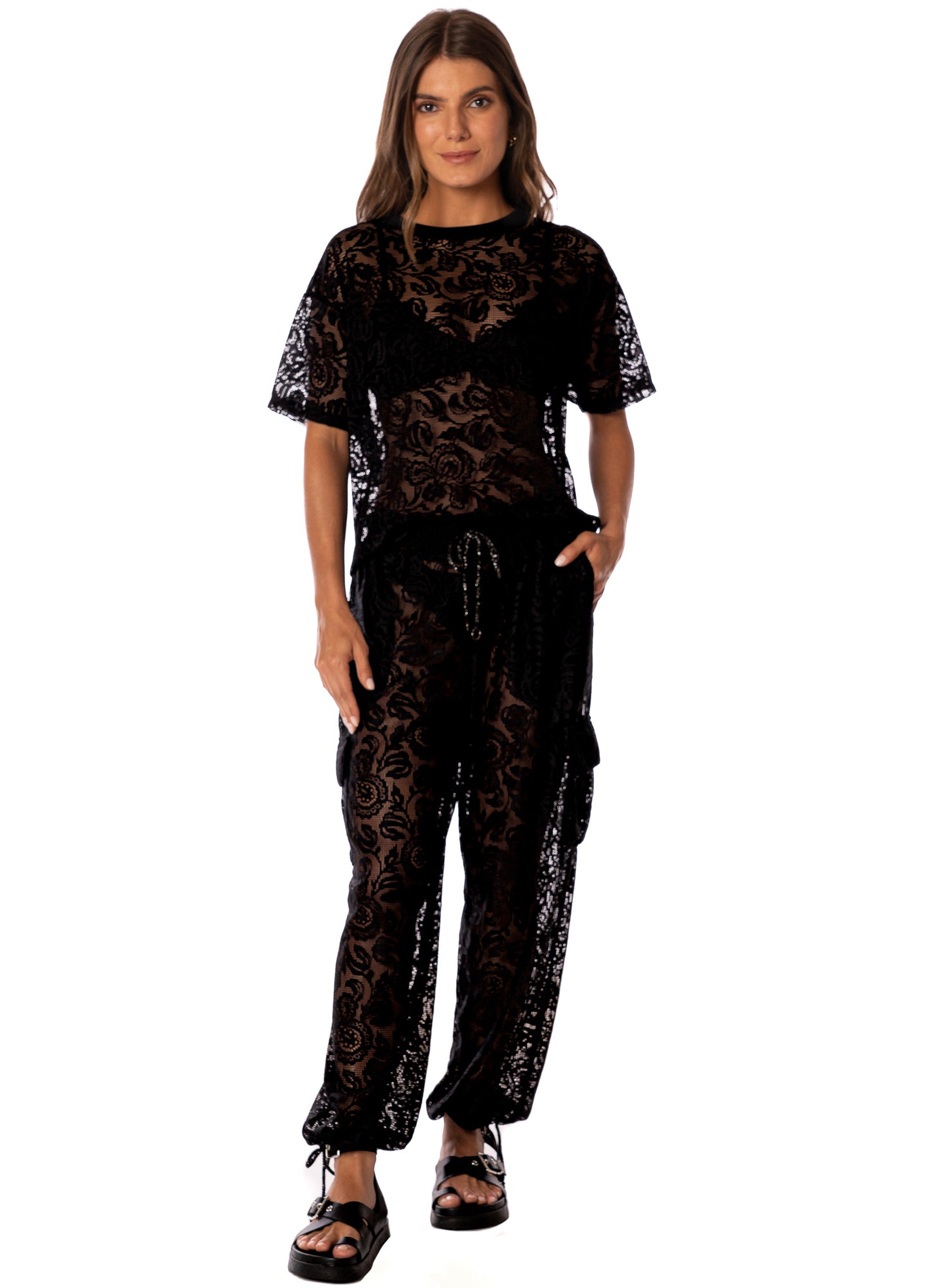 LACE TWILIGHT ELODIE PANTS