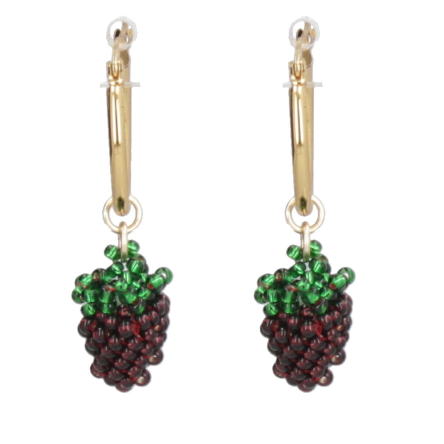 BLACKBERRY BEADS HOOPS