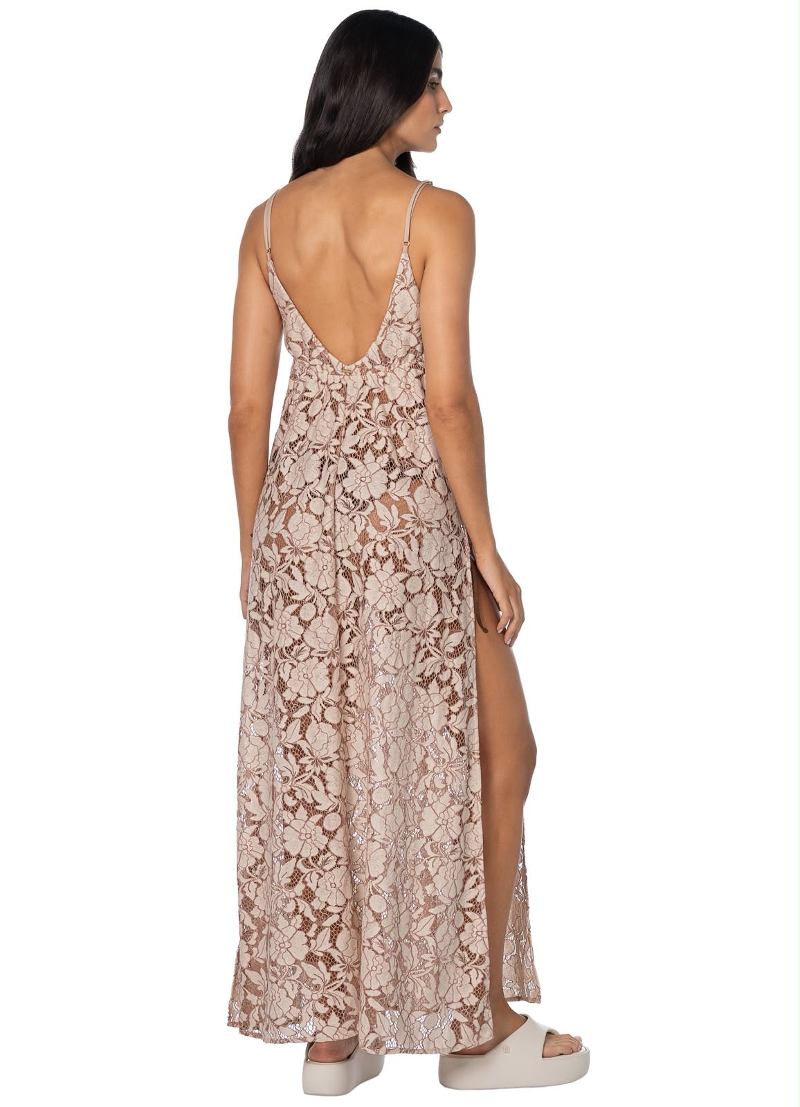 IVORY BLOSSOM ARENA LONG DRESS