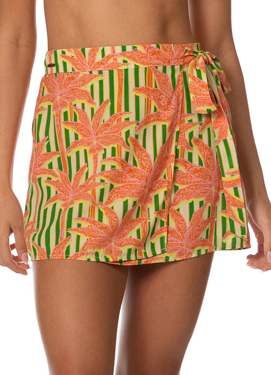 BLOOMING STRIPE OCEANE SHORT SKIRT