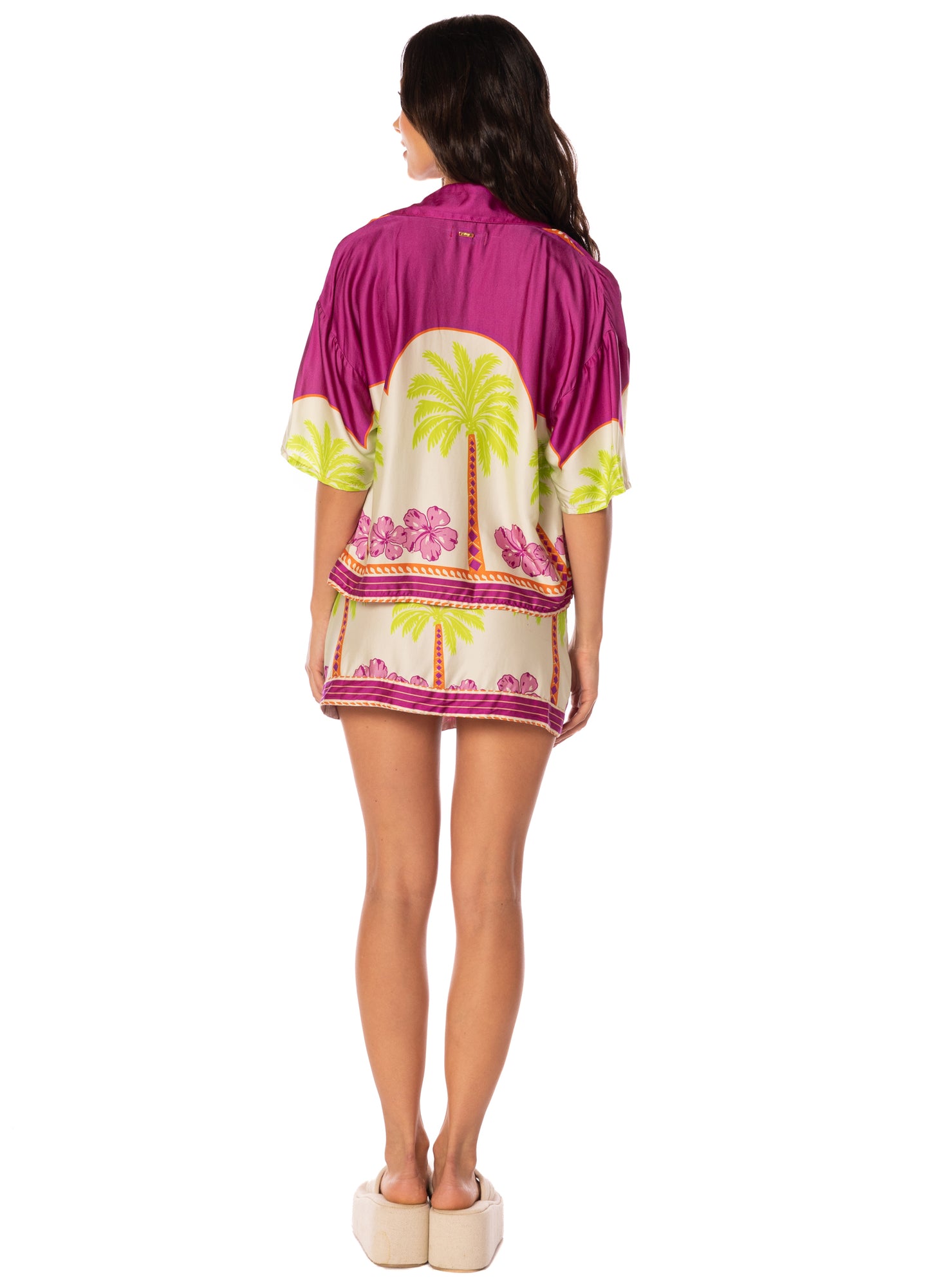 MOROCCAN PALM OCTAVIA SHIRT