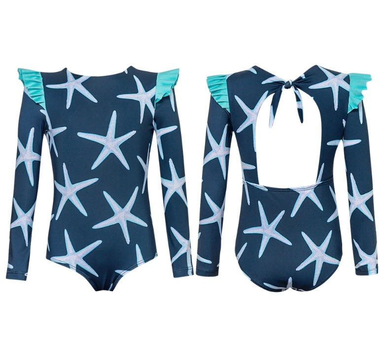Wings Longsleeve- Estrellas de Mar Deep Blue