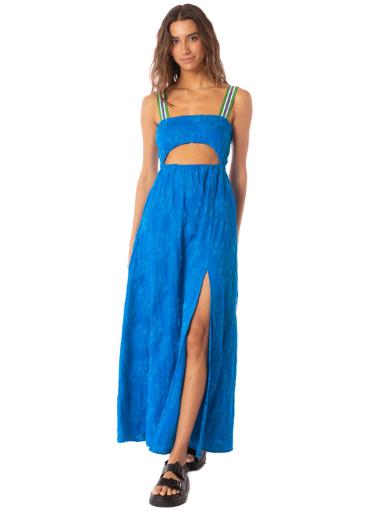 Poet Dress-Blue Moon