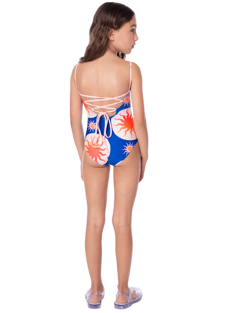 SUNLIT BLOOM LANIKAI GIRLS ONE PIECE SET