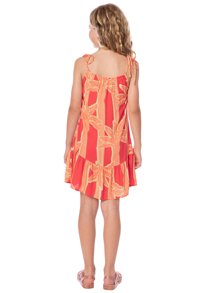 PALM PLANTATION GIRLS SHORT DRESS