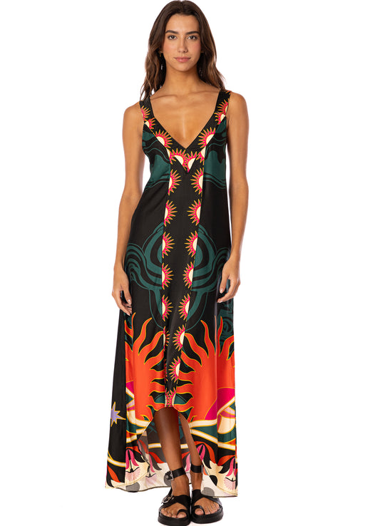 FLAMINGO NIGHT LOWRY DRESS
