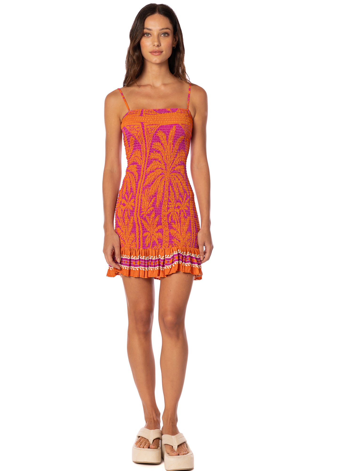 FLAMINGO PALM LUA DRESS