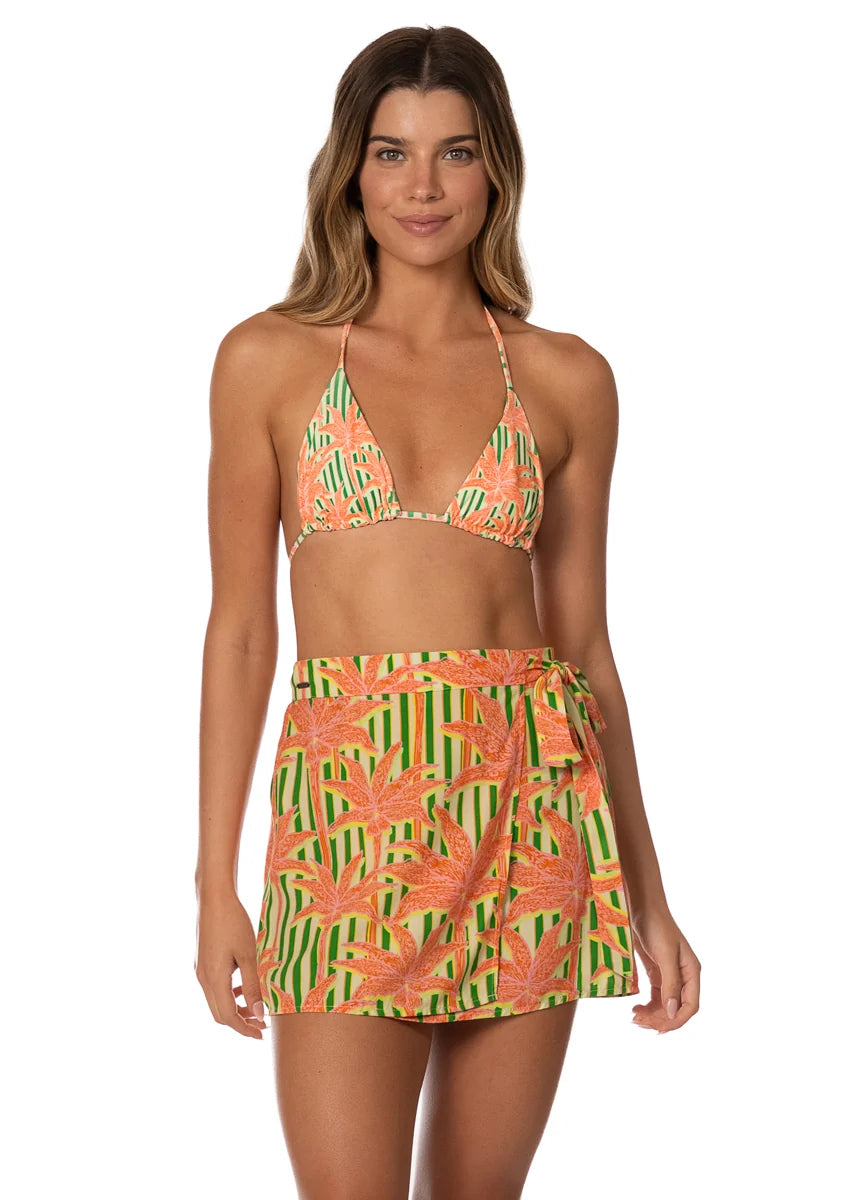 BLOOMING STRIPE OCEANE SHORT SKIRT