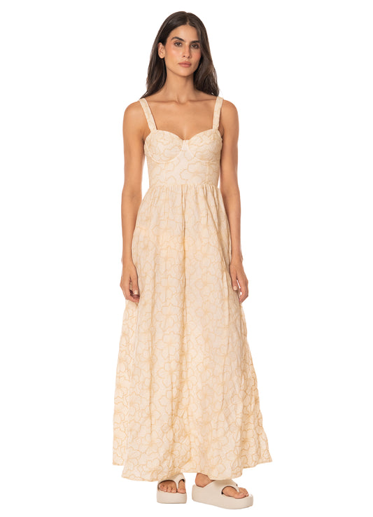 Moonlit Lace Lamary Long Dress