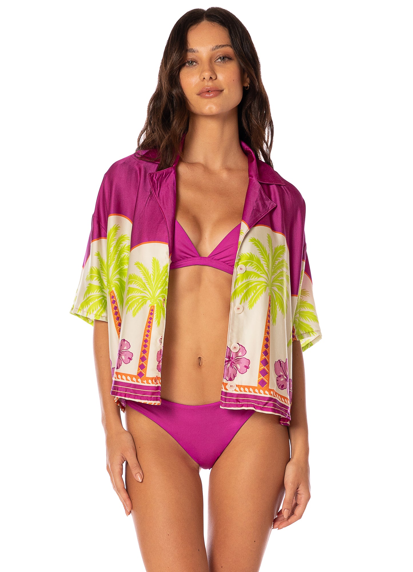 MOROCCAN PALM OCTAVIA SHIRT