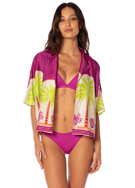 MOROCCAN PALM OCTAVIA SHIRT