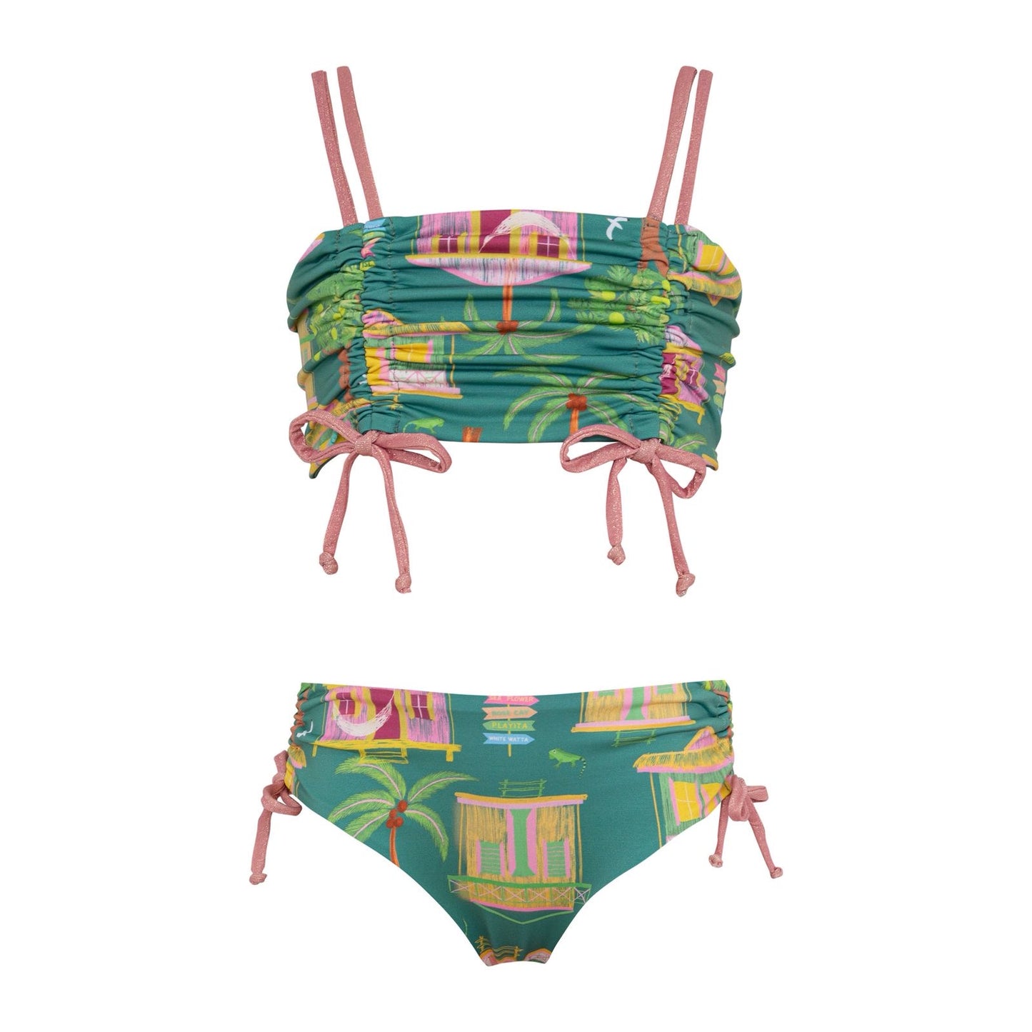 JESS CASITAS ISLEÑAS VERDE BIKINI