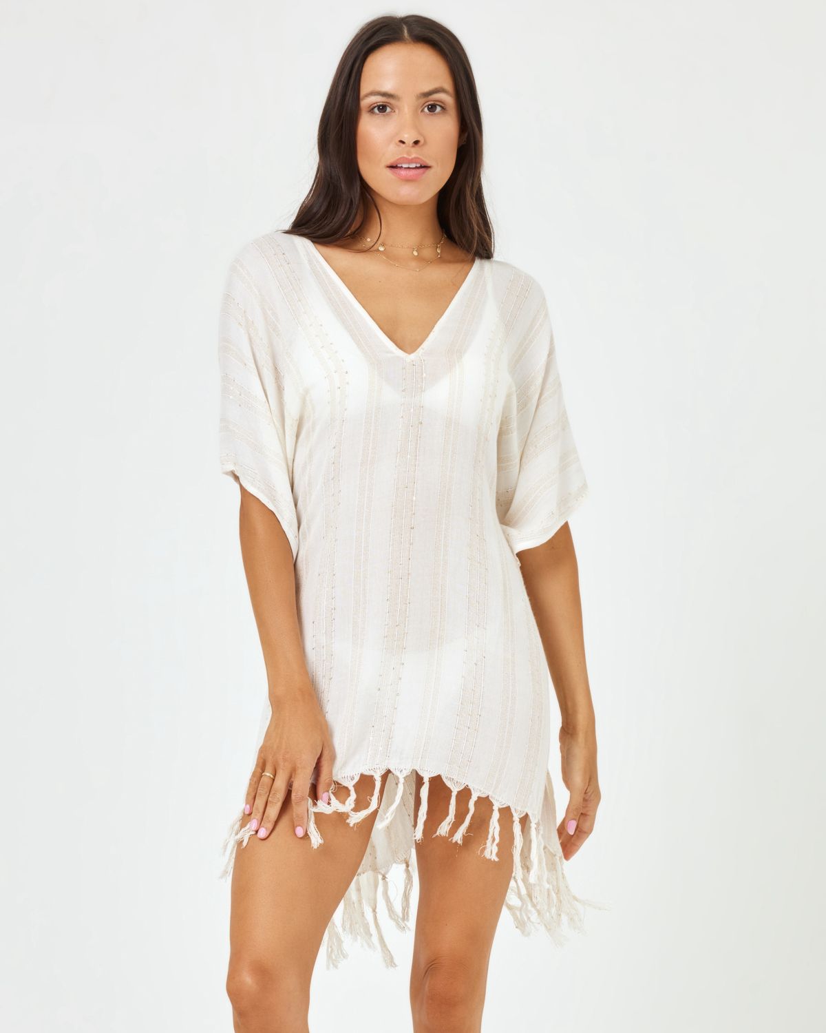 Seaport Cover up-Cream