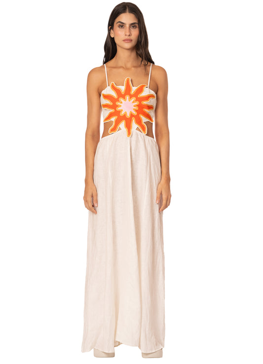 Coconut Milk Owen Long Dress