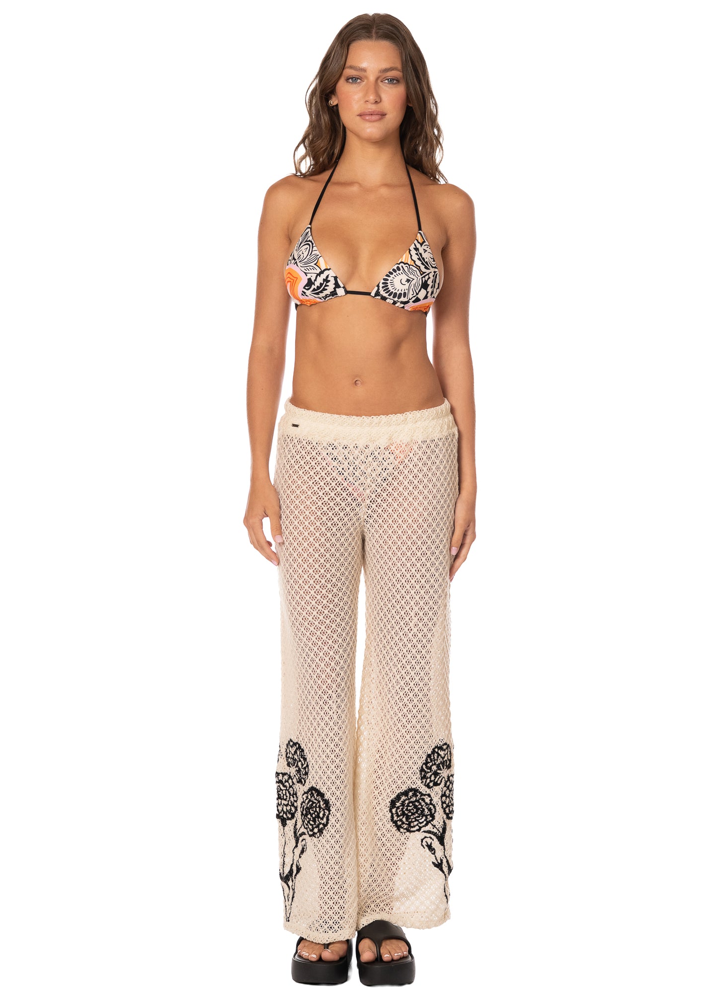 Monochrome Bloom Massimo Pants