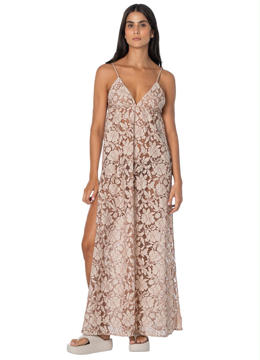 IVORY BLOSSOM ARENA LONG DRESS