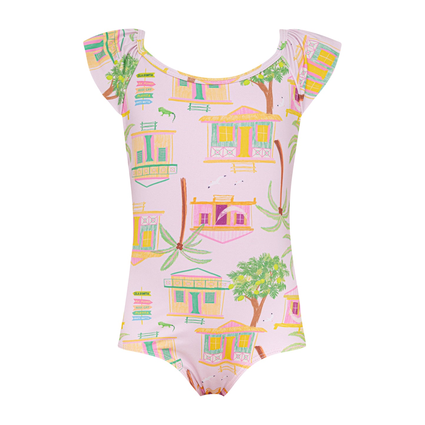 MILE CASITAS ISLEÑAS ROSADO ONE PIECE