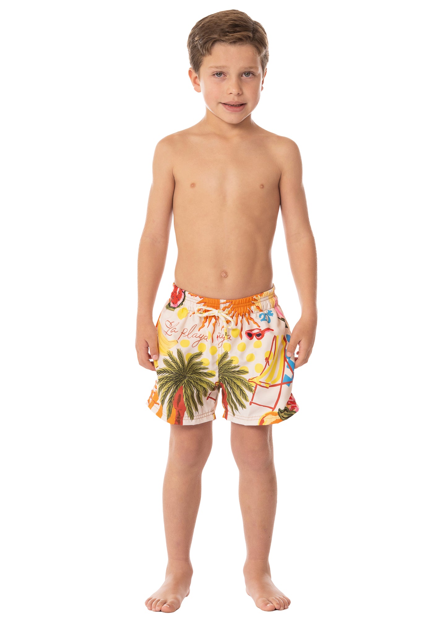 Beach Static Little Sailor Boys Trunks