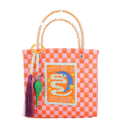 SNAKE IN THE STARS HANDBAG