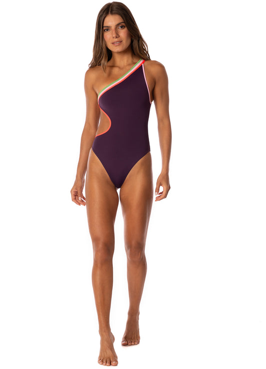 BURGUNDY DAVIA ONE PIECE