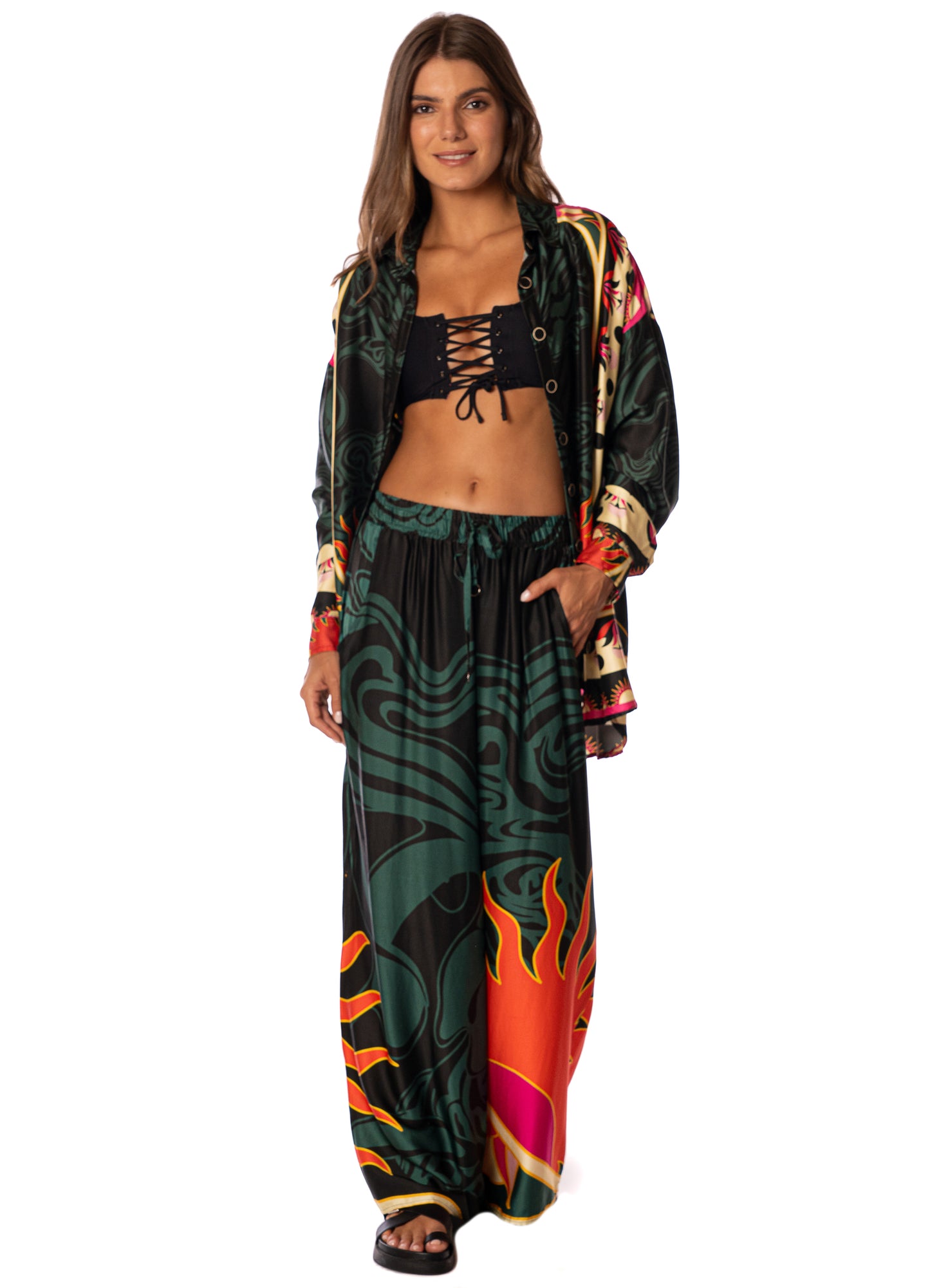 FLAMINGO NIGHT OPHELIA PANTS