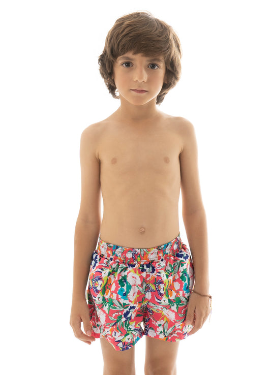 Pink Printed Boys Trunk