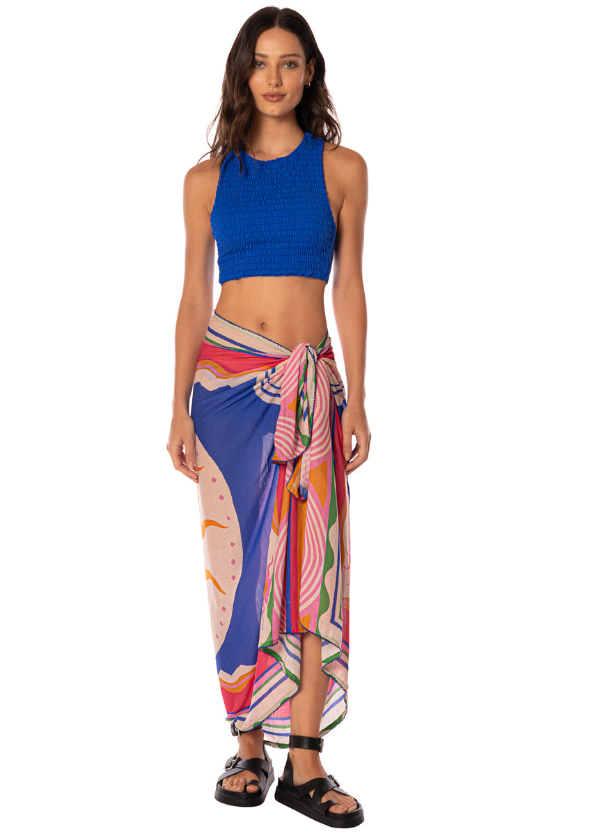 SUNLIT BLOOM ISLA PAREO