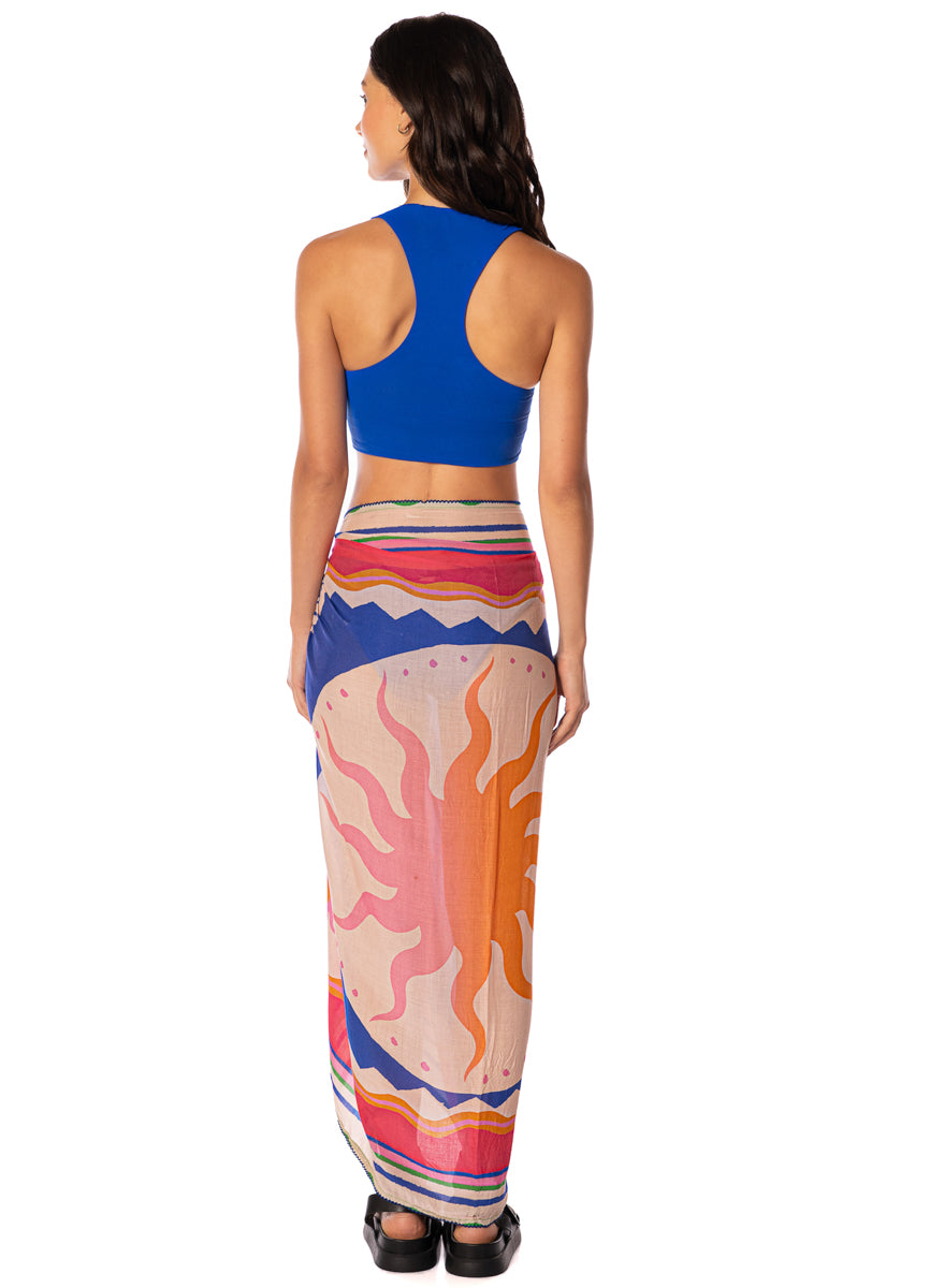 SUNLIT BLOOM ISLA PAREO