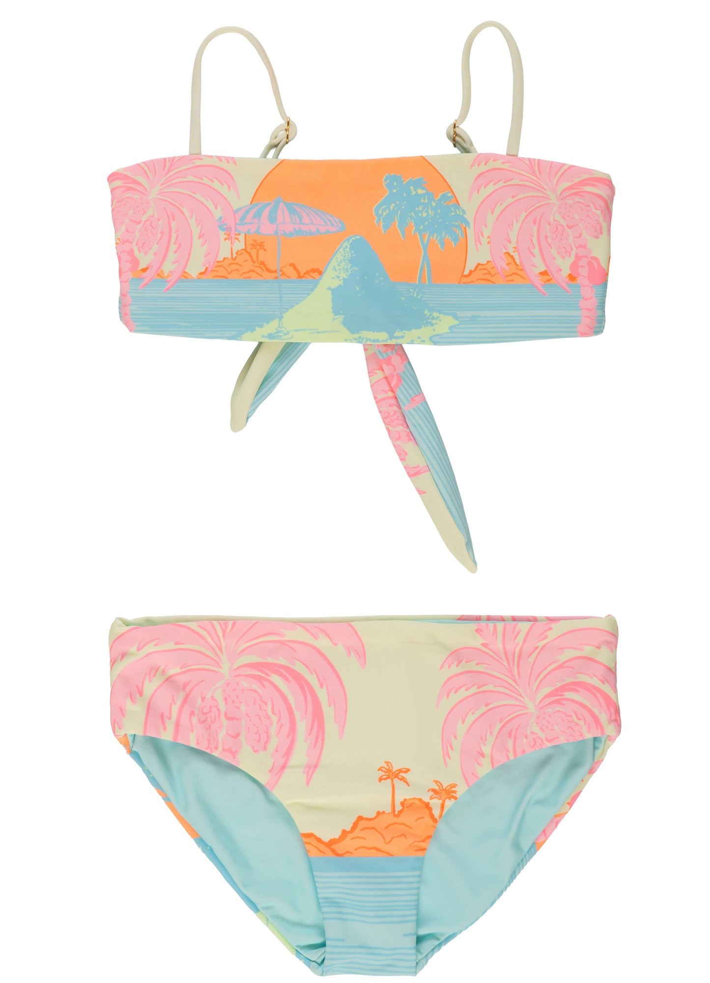 PASTEL MIRAGE RAINBOW BIKINI SET
