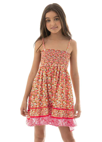 Cherry Blossom Allison Girls Short Dress