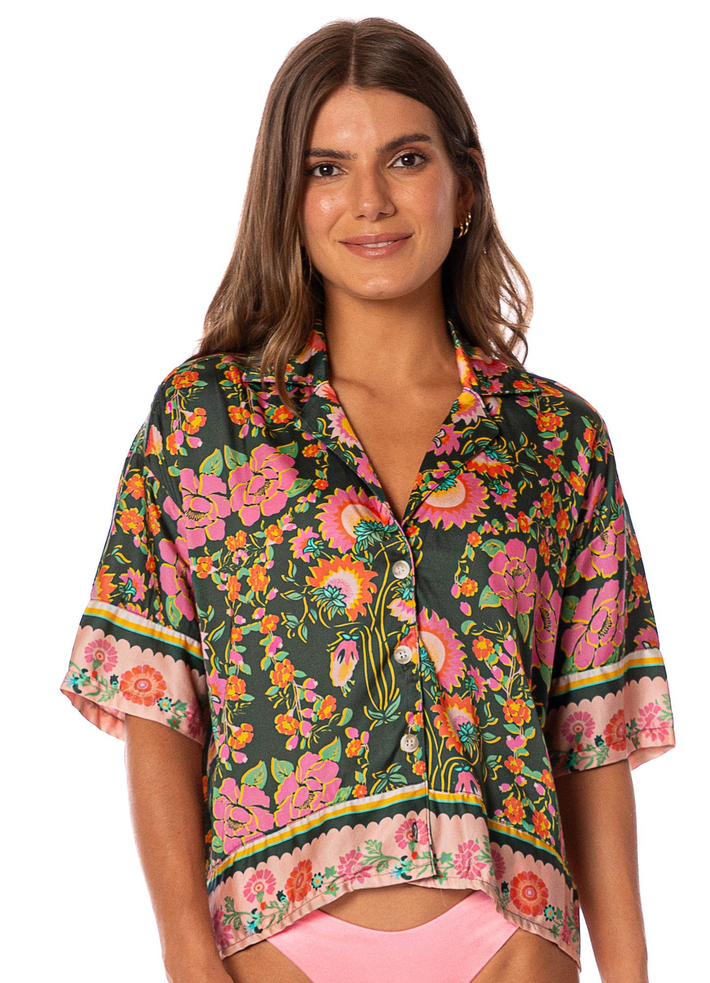 ARABESQUE ROSE OCTAVIA SHIRT