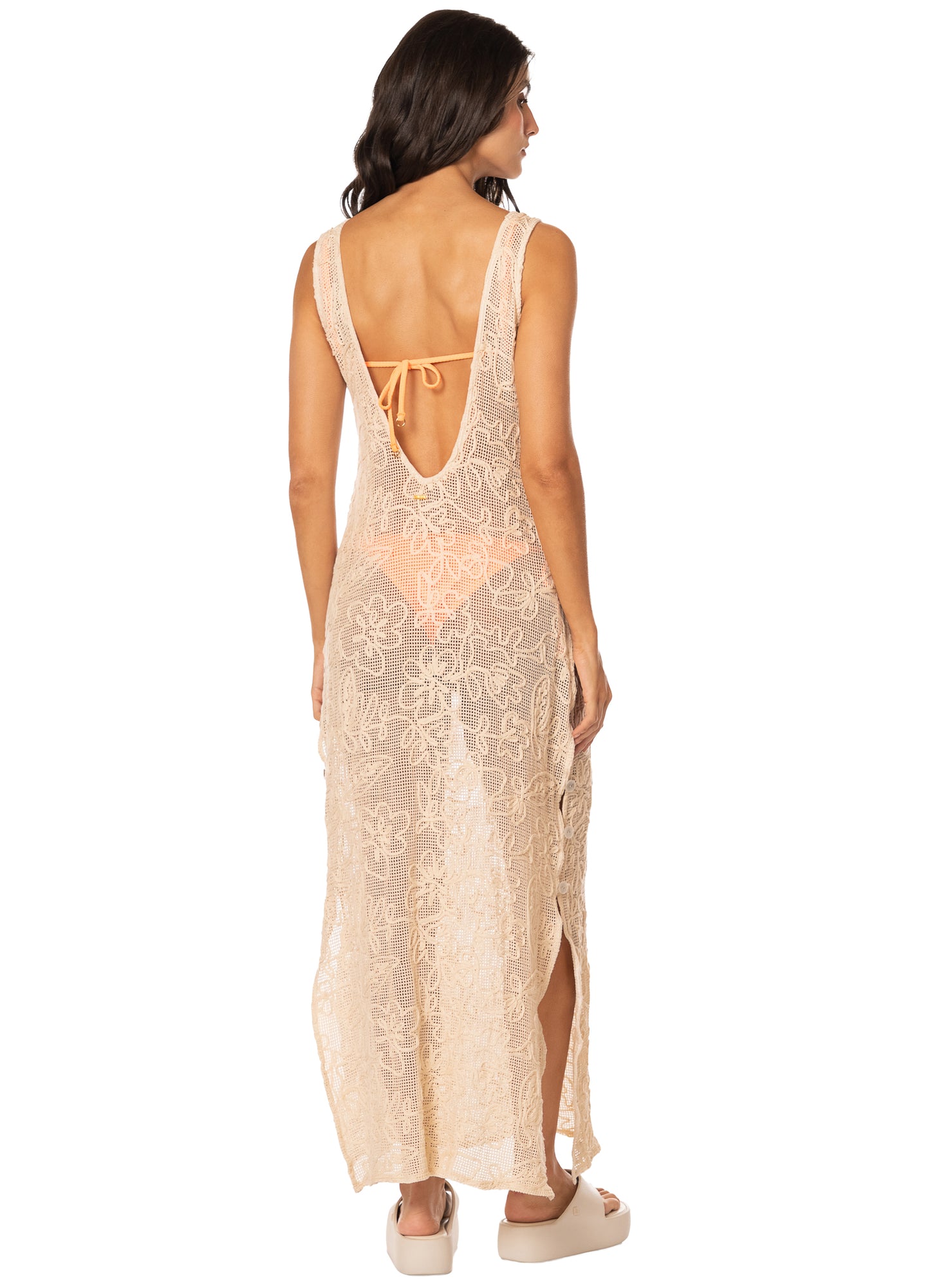 Delicate Heart Windy Long Dress