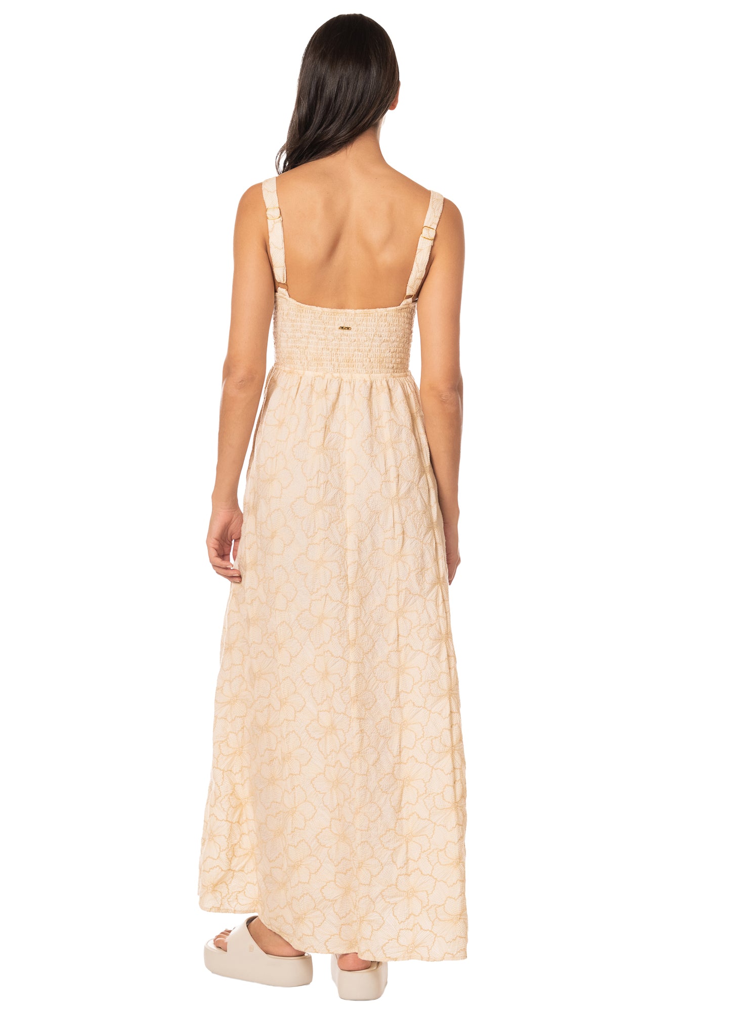Moonlit Lace Lamary Long Dress