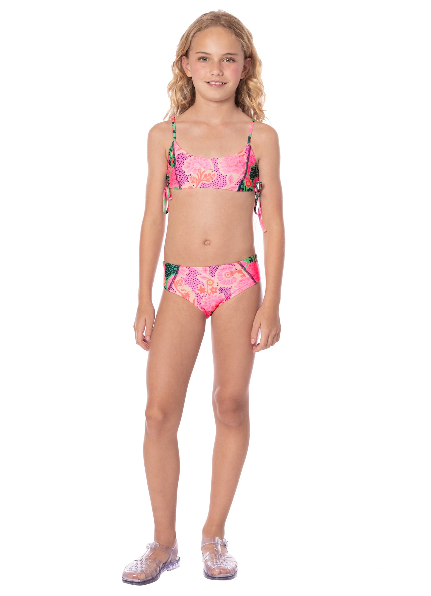 BLUSH FLORAL SEYCHELLES GIRLS BIKINI SET