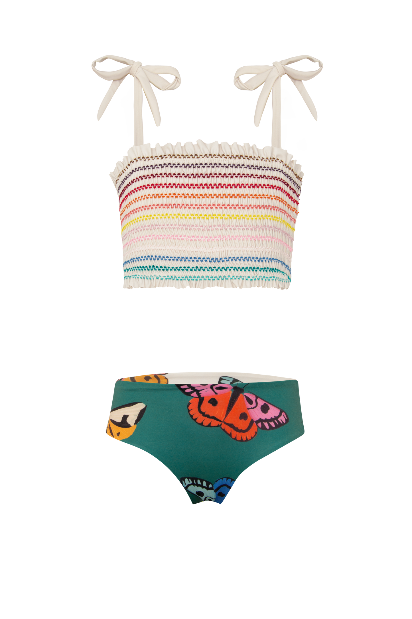WAFFLE POLILLA ARCOIRIS BIKINI