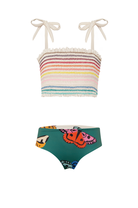 WAFFLE POLILLA ARCOIRIS BIKINI