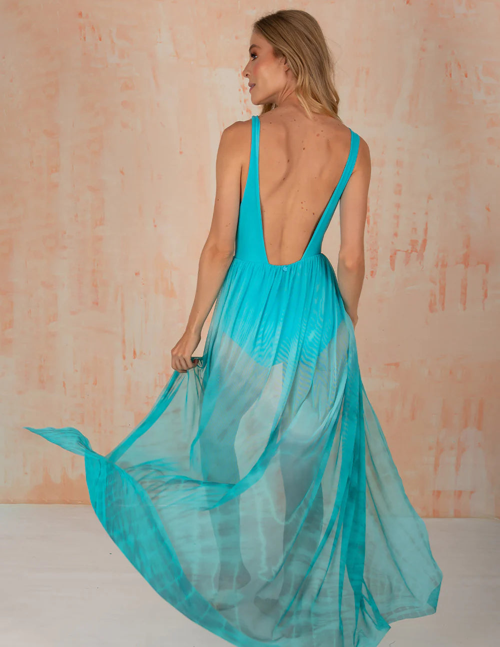 Coralito Dress Turquoise