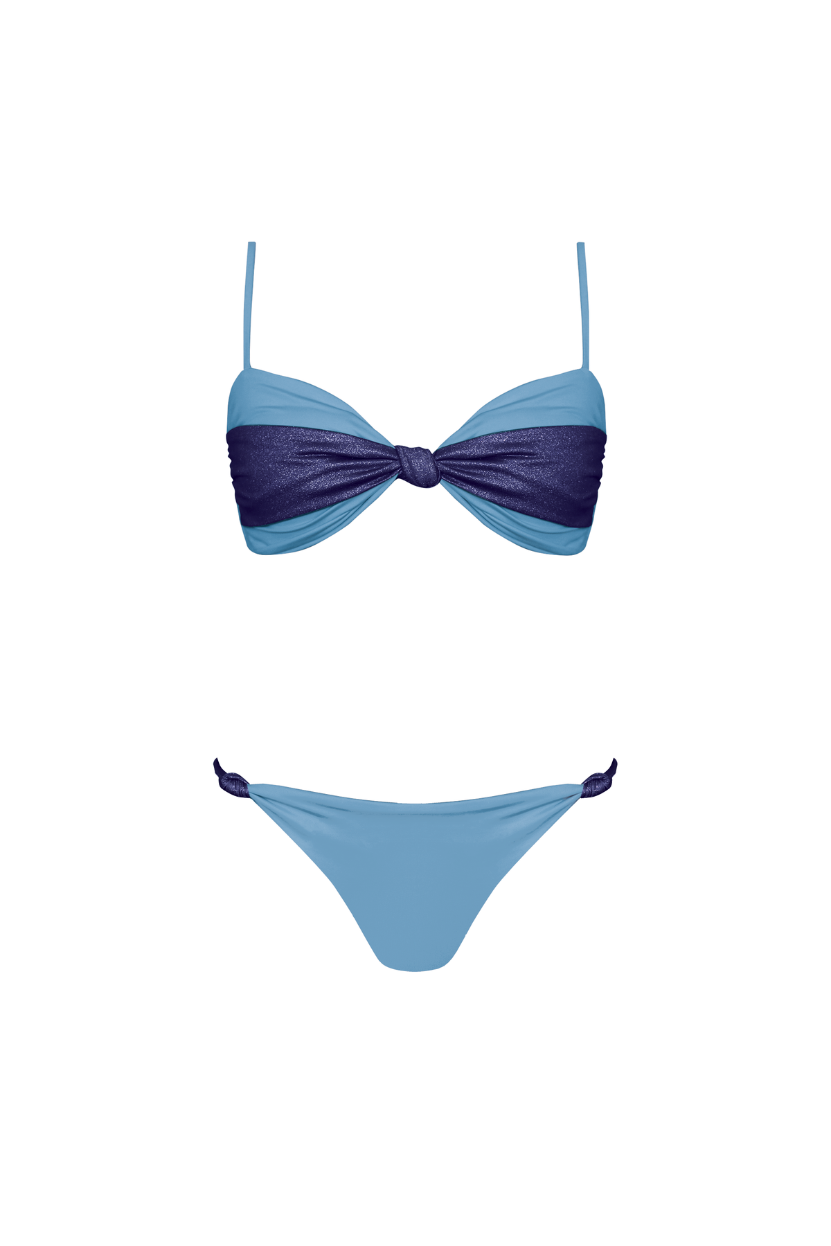 ISLA LIGHT BLUE/NAVY BIKINI