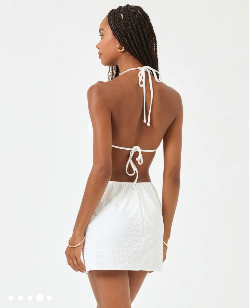 Capri Skirt-White
